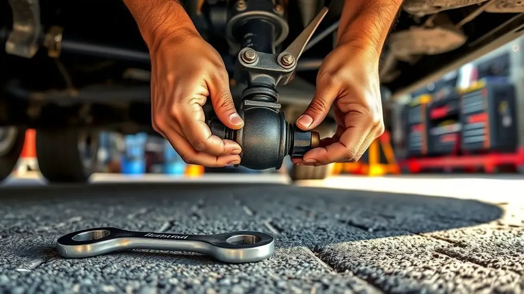 steering linkage play inspection