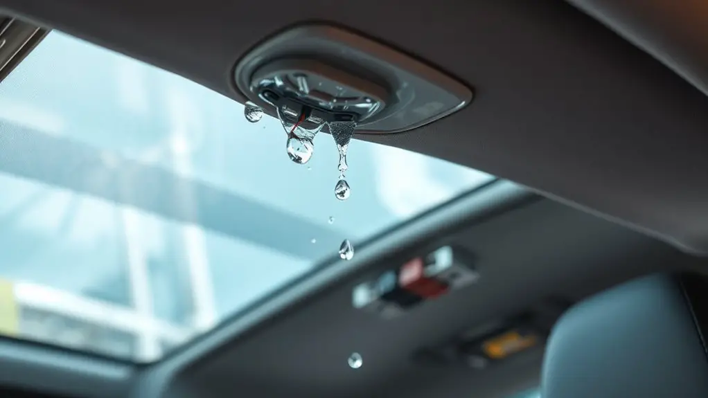 sunroof leak electrical diagnostics