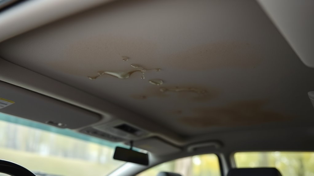 sunroof leak indicates problems