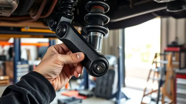 suspension control arm inspection