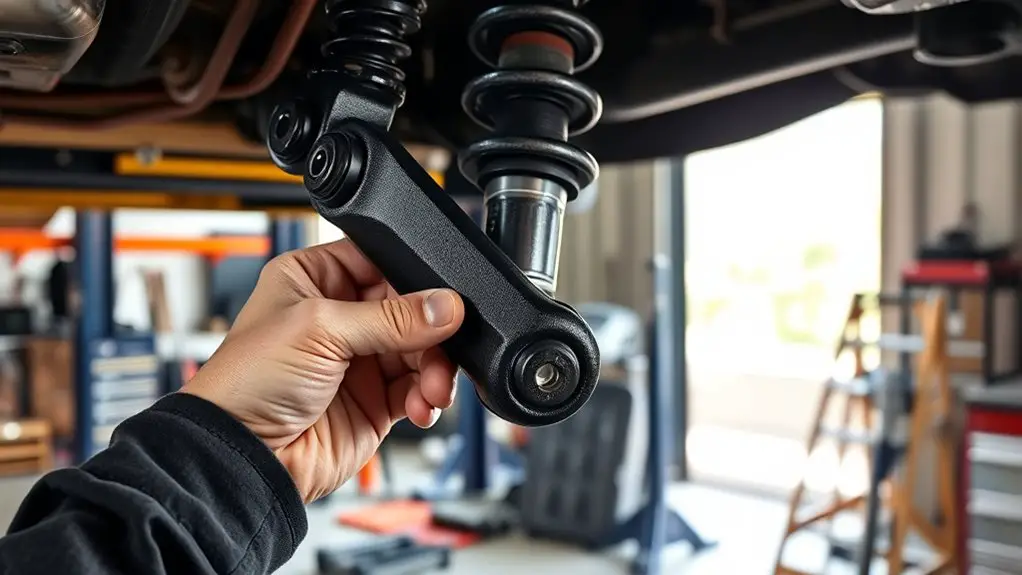suspension control arm inspection