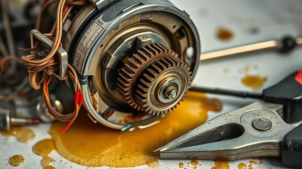 thermostat repair oil issues