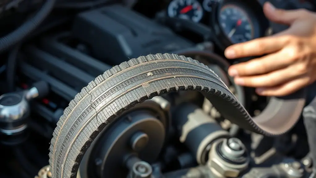 timing belt replacement signs