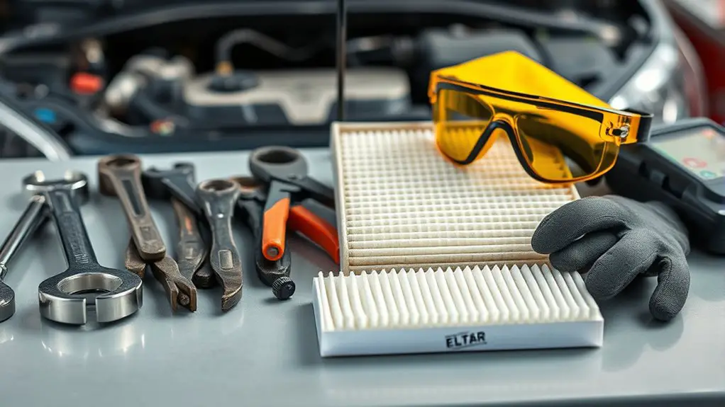 tools safety gear ventilation