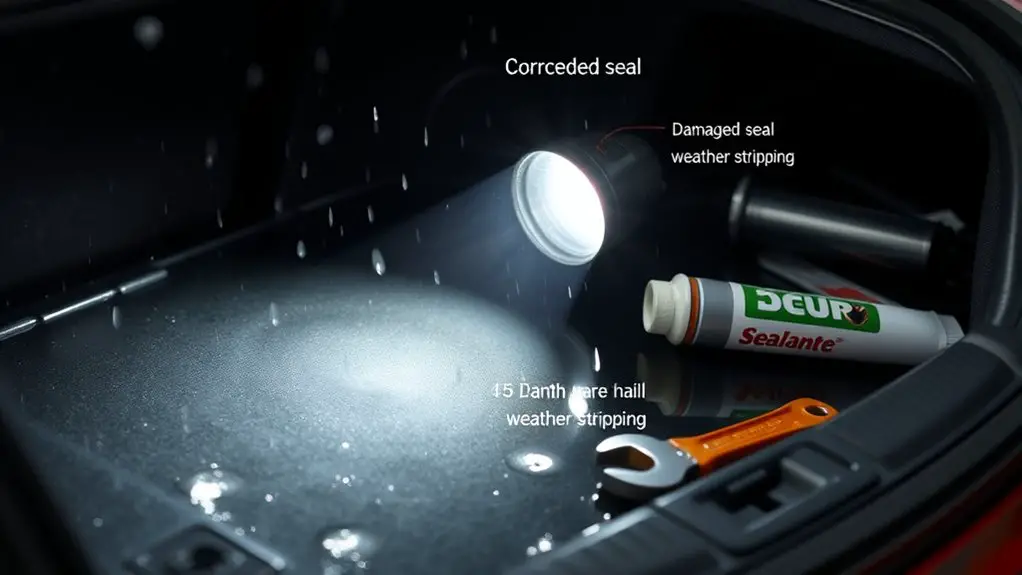 trunk water leak solutions