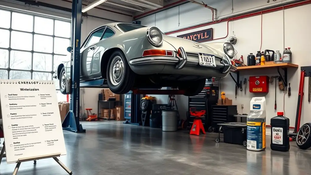 vehicle storage planning checklist